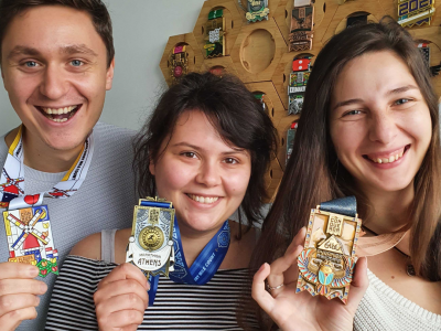 Medaillen für erreichte Fitnessziele