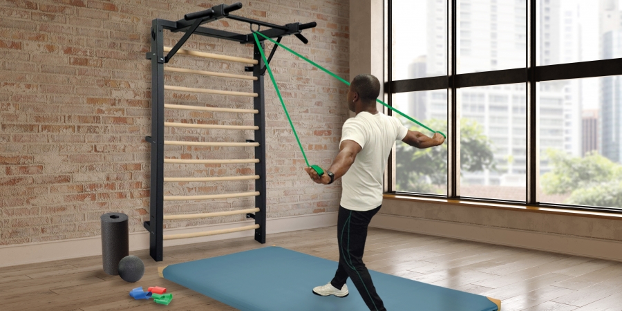 Multifunktions-Sprossenwand für Ganzkörpertraining