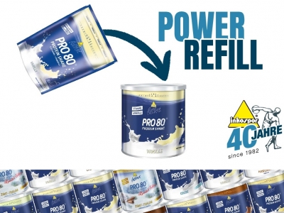 Protein-Dosis ohne Weißblech-Dose