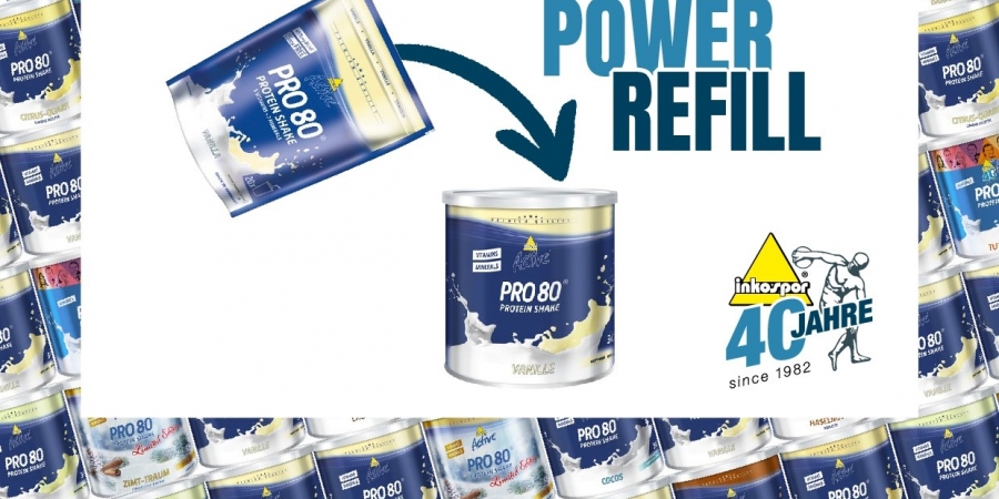 Protein-Dosis ohne Weißblech-Dose