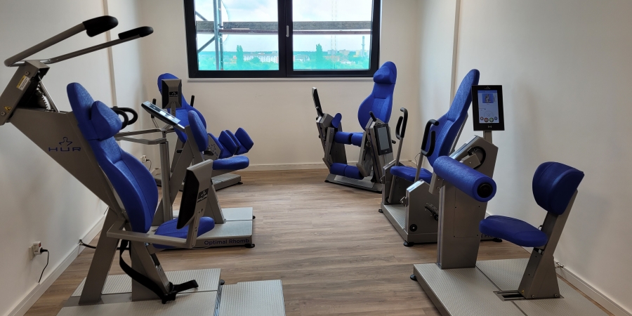 Moderne Trainingstherapie mit Aussicht