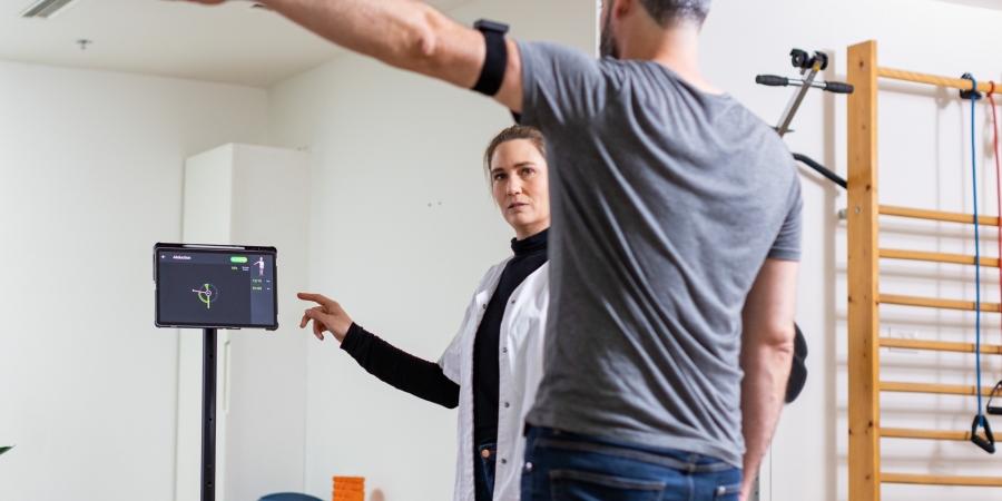 Ein Bewegungssensor – viele Arten therapeutischer Übungen