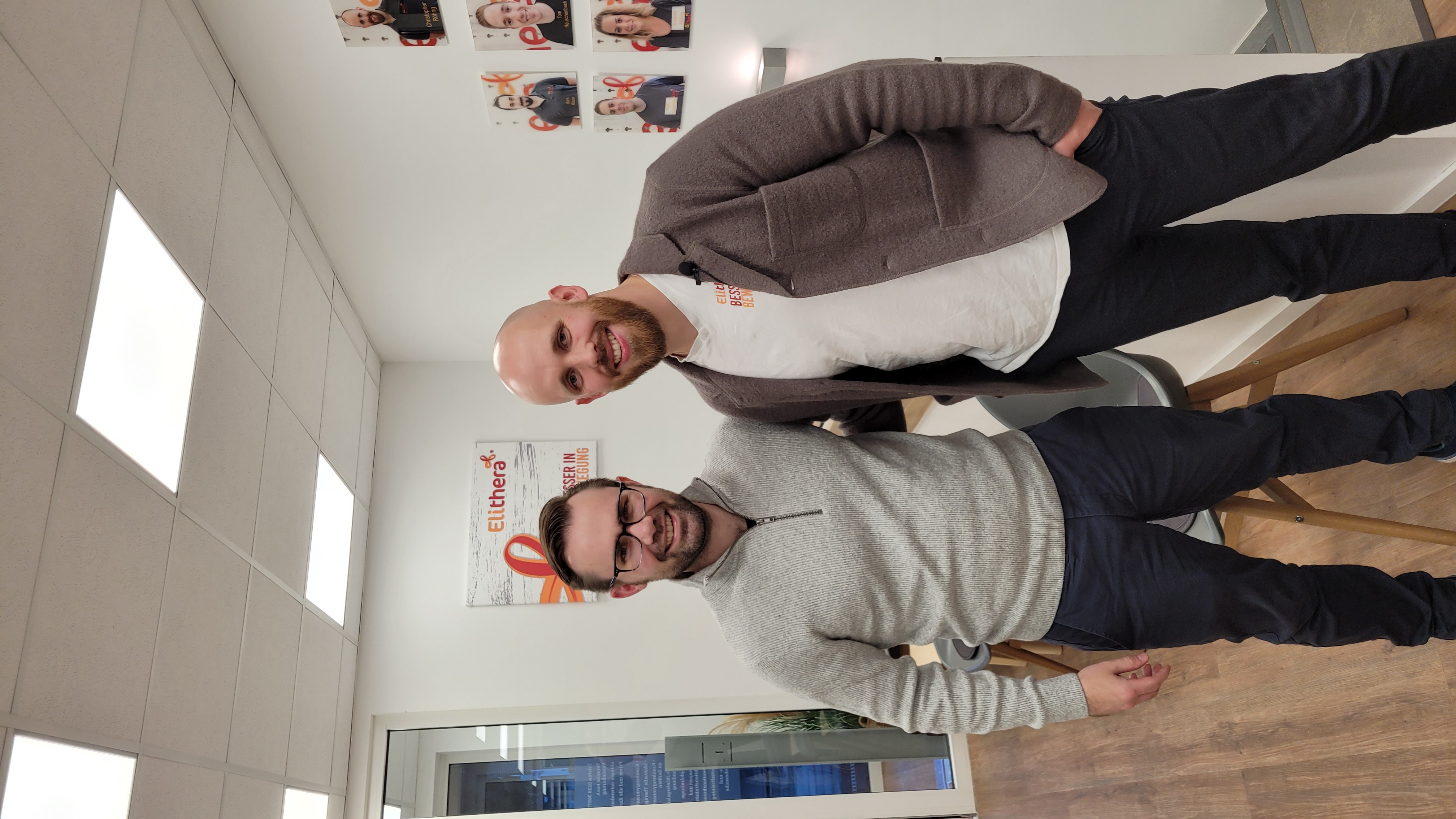 Christopher Röhrig beim Ortstermin mit TT-DIGI-Chefredakteur Philipp Hambloch