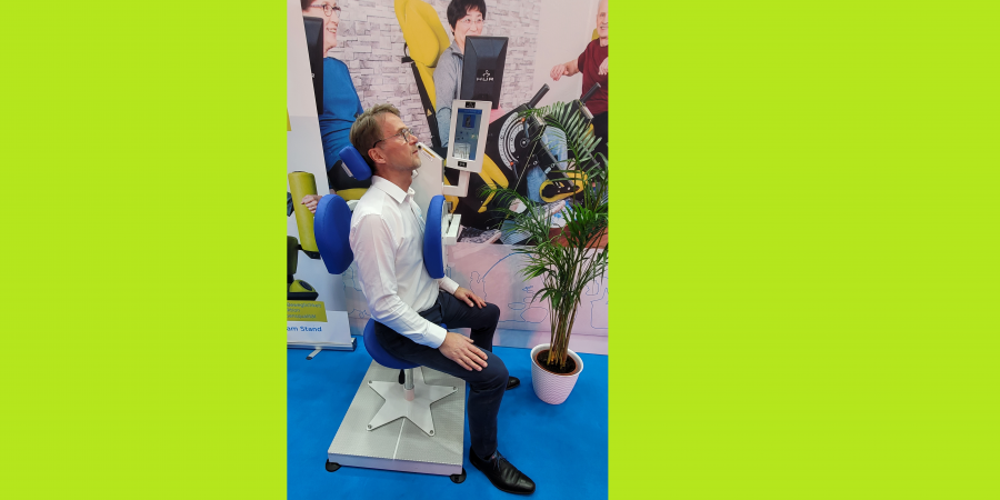 FIBO 24: HUR präsentierte neuen Nackentrainer