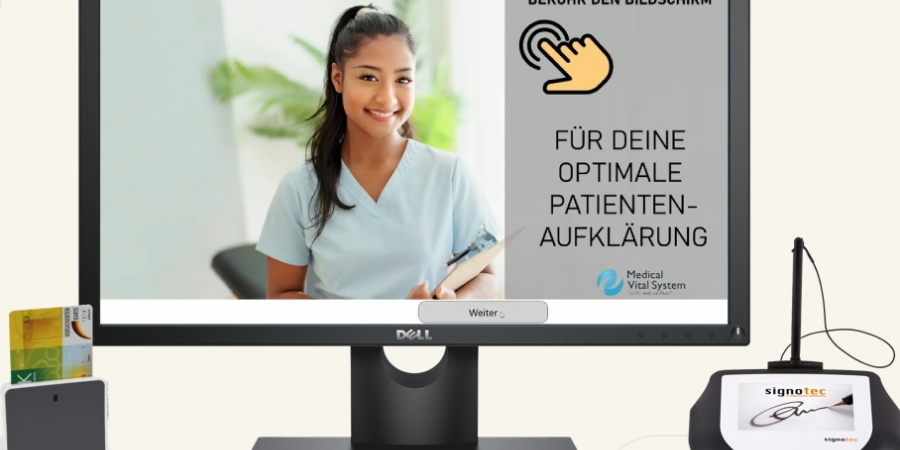 Digitaler Behandlungsvertrag über Video-Terminal