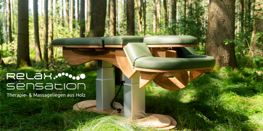 Therapie-und Massageliegen aus Holz