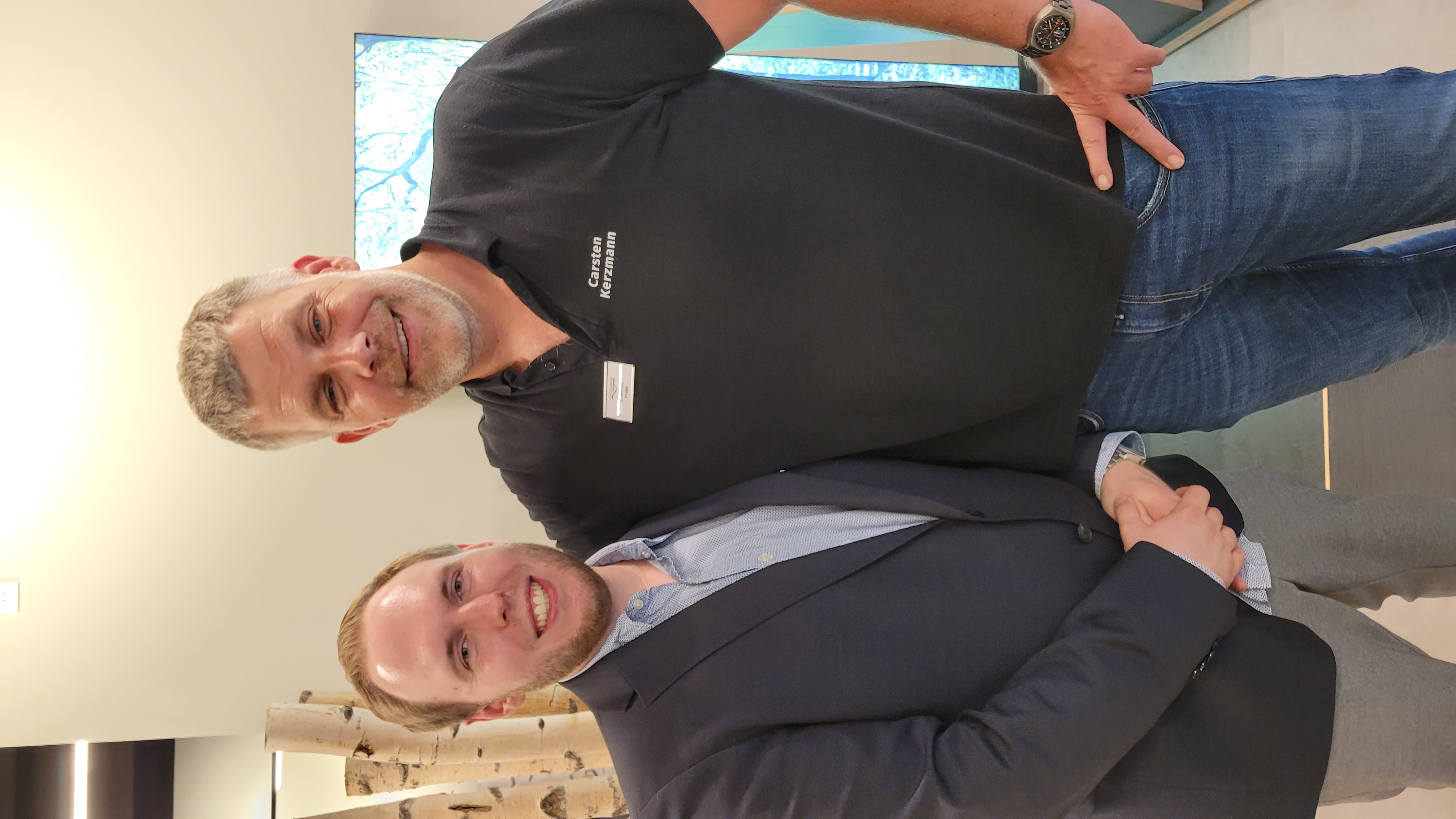 Hendrik Sanktjohanser (Therapieleitung) und Carsten Kerzmann (Inhaber)