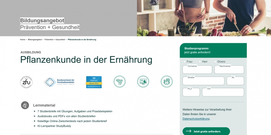 „Pflanzenkunde in der Ernährung“