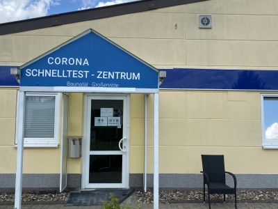 Das Fitnessstudio um ein Testzentrum erweitert