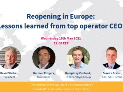 Wiedereröffnung der europäischen Fitnessbranche