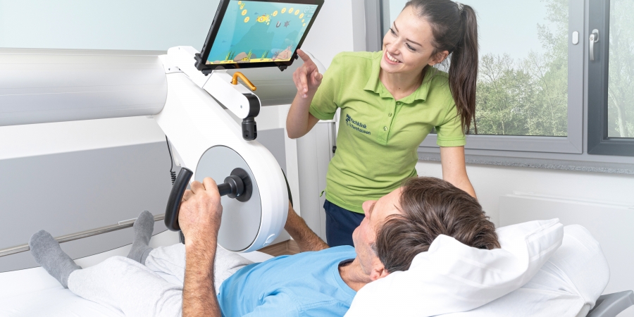 Bewegungstraining für bettlägerige Patienten