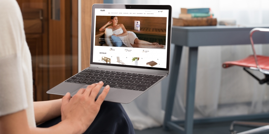 KLAFS-Onlineshop in neuem Design