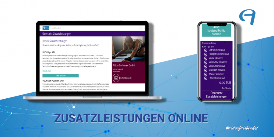 Zusatzleistungen online buchen