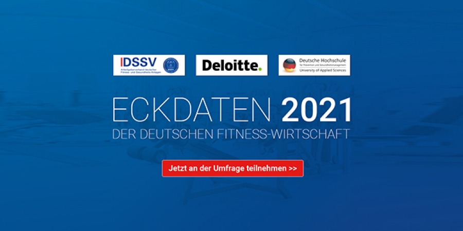 „Eckdaten der deutschen Fitness-Wirtschaft 2021“ – ein Aufruf zur Teilnahme